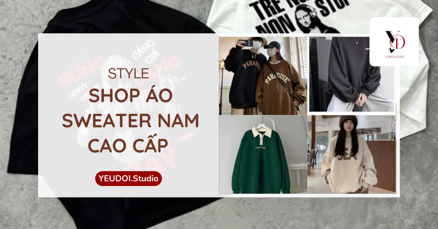 shop áo sweater nam​
